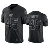Men's Tampa Bay Buccaneers #45 Devin White Black Reflective Limited Stitched Jersey - Custom Name