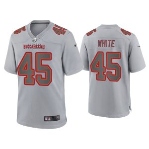 Men's Tampa Bay Buccaneers #45 Devin White Grey Atmosphere Fashion Stitched Game Jersey - Custom Name