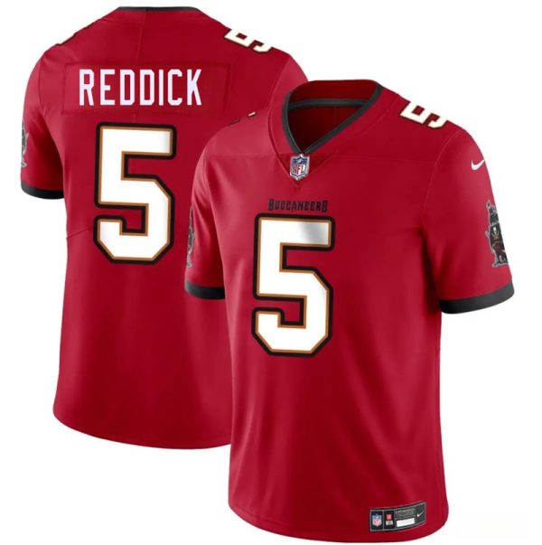 Men's Tampa Bay Buccaneers #5 Haason Reddick Red Vapor Limited Stitched Jersey - Custom Name