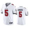 Men's Tampa Bay Buccaneers #5 Jake Camarda White Vapor Untouchable Limited Stitched Jersey - Custom Name
