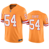 Men's Tampa Bay Buccaneers #54 Lavonte David Orange 2023 F.U.S.E. Throwback Limited Stitched Jersey - Custom Name