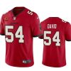Men's Tampa Bay Buccaneers #54 Lavonte David Red 2024 With 4-Star C Patch Vapor Untouchable Limited Stitched NFL Jersey - Custom Name