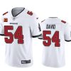 Men's Tampa Bay Buccaneers #54 Lavonte David White 2024 With 4-Star C Patch Vapor Untouchable Limited Stitched NFL Jersey - Custom Name