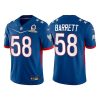 Men's Tampa Bay Buccaneers #58 Shaquil Barrett 2022 Royal NFC Pro Bowl Stitched Jersey - Custom Name