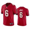 Men's Tampa Bay Buccaneers #6 Julio Jones Red Vapor Untouchable Limited Stitched Jersey - Custom Name
