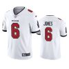 Men's Tampa Bay Buccaneers #6 Julio Jones White Vapor Untouchable Limited Stitched Jersey - Custom Name