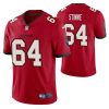 Men's Tampa Bay Buccaneers #64 Aaron Stinnie Red Vapor Untouchable Limited Stitched Jersey - Custom Name