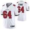 Men's Tampa Bay Buccaneers #64 Aaron Stinnie White Vapor Untouchable Limited Stitched Jersey - Custom Name
