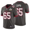Men's Tampa Bay Buccaneers #65 Alex Cappa Grey NFL 2021 Super Bowl LV Limited Stitched Jersey - Custom Name