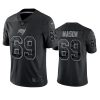 Men's Tampa Bay Buccaneers #69 Shaq Mason Black Reflective Limited Stitched Jersey - Custom Name