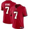 Men's Tampa Bay Buccaneers #7 Bucky Irving Red Vapor Limited Stitched Jersey - Custom Name