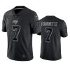 Men's Tampa Bay Buccaneers #7 Leonard Fournette Black Reflective Limited Stitched Jersey - Custom Name