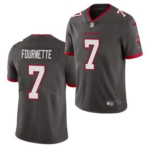 Men's Tampa Bay Buccaneers #7 Leonard Fournette Grey Vapor Untouchable Limited Stitched Jersey - Custom Name
