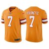 Men's Tampa Bay Buccaneers #7 Leonard Fournette Orange Vapor Untouchable Limited Stitched Jersey - Custom Name