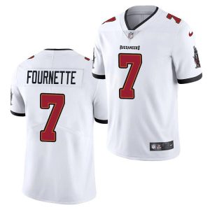 Men's Tampa Bay Buccaneers #7 Leonard Fournette White Vapor Untouchable Limited Stitched Jersey - Custom Name