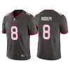 Men's Tampa Bay Buccaneers #8 Kyle Rudolph Grey Vapor Untouchable Limited Stitched Jersey - Custom Name