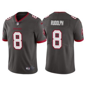 Men's Tampa Bay Buccaneers #8 Kyle Rudolph Grey Vapor Untouchable Limited Stitched Jersey - Custom Name