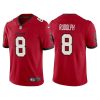 Men's Tampa Bay Buccaneers #8 Kyle Rudolph Red Vapor Untouchable Limited Stitched Jersey - Custom Name