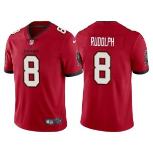 Men's Tampa Bay Buccaneers #8 Kyle Rudolph Red Vapor Untouchable Limited Stitched Jersey - Custom Name