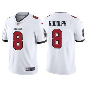 Men's Tampa Bay Buccaneers #8 Kyle Rudolph White Vapor Untouchable Limited Stitched Jersey - Custom Name
