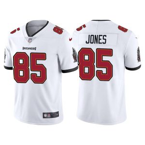 Men's Tampa Bay Buccaneers #85 Julio Jones White Vapor Untouchable Limited Stitched Jersey - Custom Name