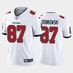 Men's Tampa Bay Buccaneers #87 Rob Gronkowski 2020 White Vapor Untouchable Limited Stitched NFL Jersey - Custom Name