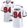 Men's Tampa Bay Buccaneers #94 Calijah Kancey White 2023 Draft Stitched Game Jersey - Custom Name