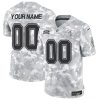 Men's Tampa Bay Buccaneers Active Player Custom 2024 F.U.S.E Arctic Camo Salute to Service Limited Stitched Football Jersey - Custom Name