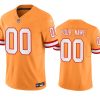Men's Tampa Bay Buccaneers Active Player Custom Yellow 2023 F.U.S.E Throwback Vapor Untouchable Limited Stitched Football Jersey - Custom Name