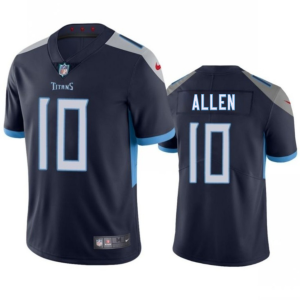 Men's Tennessee Titans #10 Brandon Allen Navy 2025 Vapor Untouchable Stitched Jersey - Custom Name