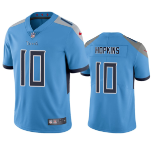 Men's Tennessee Titans #10 DeAndre Hopkins Blue Vapor Untouchable Stitched Jersey - Custom Name