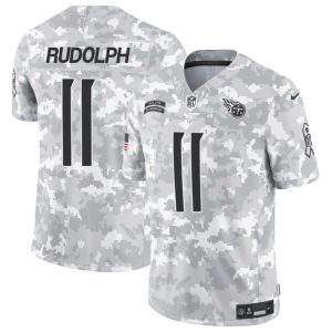Men's Tennessee Titans #11 Mason Rudolph 2024 F.U.S.E Arctic Camo Salute to Service Limited Stitched Football Jersey - Custom Name