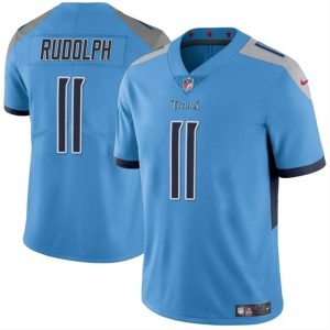 Men's Tennessee Titans #11 Mason Rudolph Blue Vapor Limited Stitched Football Jersey - Custom Name