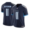 Men's Tennessee Titans #11 Van Jefferson Navy 2025 F.U.S.E. Vapor Limited Stitched Football Jersey - Custom Name