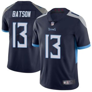 Men's Tennessee Titans #13 Cameron Batson Black NFL Vapor Untouchable Limited Stitched Jersey - Custom Name (