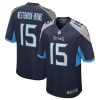 Men's Tennessee Titans #15 Nick Westbrook-Ikhine Navy Stitched Game Football Jersey - Custom Name