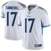 Men's Tennessee Titans #17 Ryan Tannehill 2019 White Vapor Untouchable Limited Stitched NFL Jersey - Custom Name