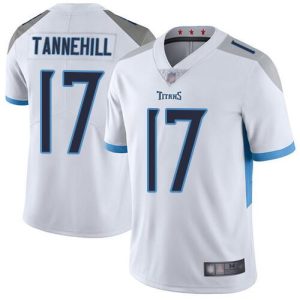 Men's Tennessee Titans #17 Ryan Tannehill 2019 White Vapor Untouchable Limited Stitched NFL Jersey - Custom Name