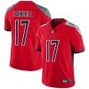 Men's Tennessee Titans #17 Ryan Tannehill Red Vapor Untouchable Limited Stitched NFL Jersey - Custom Name