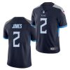 Men's Tennessee Titans #2 Julio Jones Navy Vapor Untouchable Stitched Jersey - Custom Name