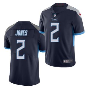 Men's Tennessee Titans #2 Julio Jones Navy Vapor Untouchable Stitched Jersey - Custom Name