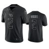 Men's Tennessee Titans #2 Robert Woods Black Reflective Limited Stitched Football Jersey - Custom Name