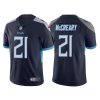 Men's Tennessee Titans #21 Roger McCreary Navy Vapor Untouchable Stitched Jersey - Custom Name