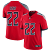 Men's Tennessee Titans #22 Derrick Henry 2019 Red Silver Inverted Legend Stitched NFL Jersey - Custom Name