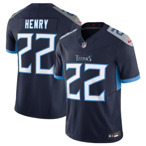 Men's Tennessee Titans #22 Derrick Henry Navy 2023 F.U.S.E Vapor Untouchable Stitched Jersey1 - Custom Name