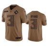 Men's Tennessee Titans #31 Kevin Byard 2023 Brown Salute To Service Stitched Football Jersey - Custom Name