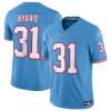 Men's Tennessee Titans #31 Kevin Byard Light Blue 2023 F.U.S.E. Vapor Limited Throwback Stitched Football Jersey - Custom Name