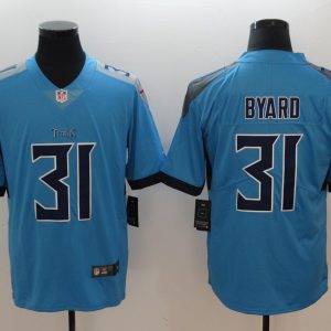 Men's Tennessee Titans #31 Kevin Byard Light Blue New 2018 Vapor Untouchable Limited Stitched Jersey - Custom Name