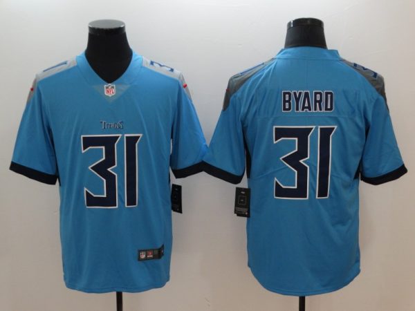 Men's Tennessee Titans #31 Kevin Byard Light Blue New 2018 Vapor Untouchable Limited Stitched Jersey - Custom Name