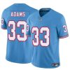 Men's Tennessee Titans #33 Jamal Adams Blue 2024 F.U.S.E. Throwback Vapor Limited Stitched Football Jersey - Custom Name